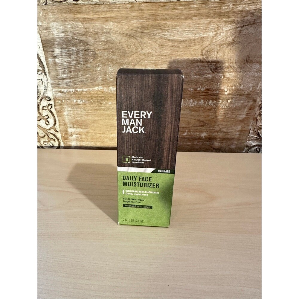 Moisturizer for Men Every Man Jack Daily Moisturizer 2.5oz Bottles‎ NEW